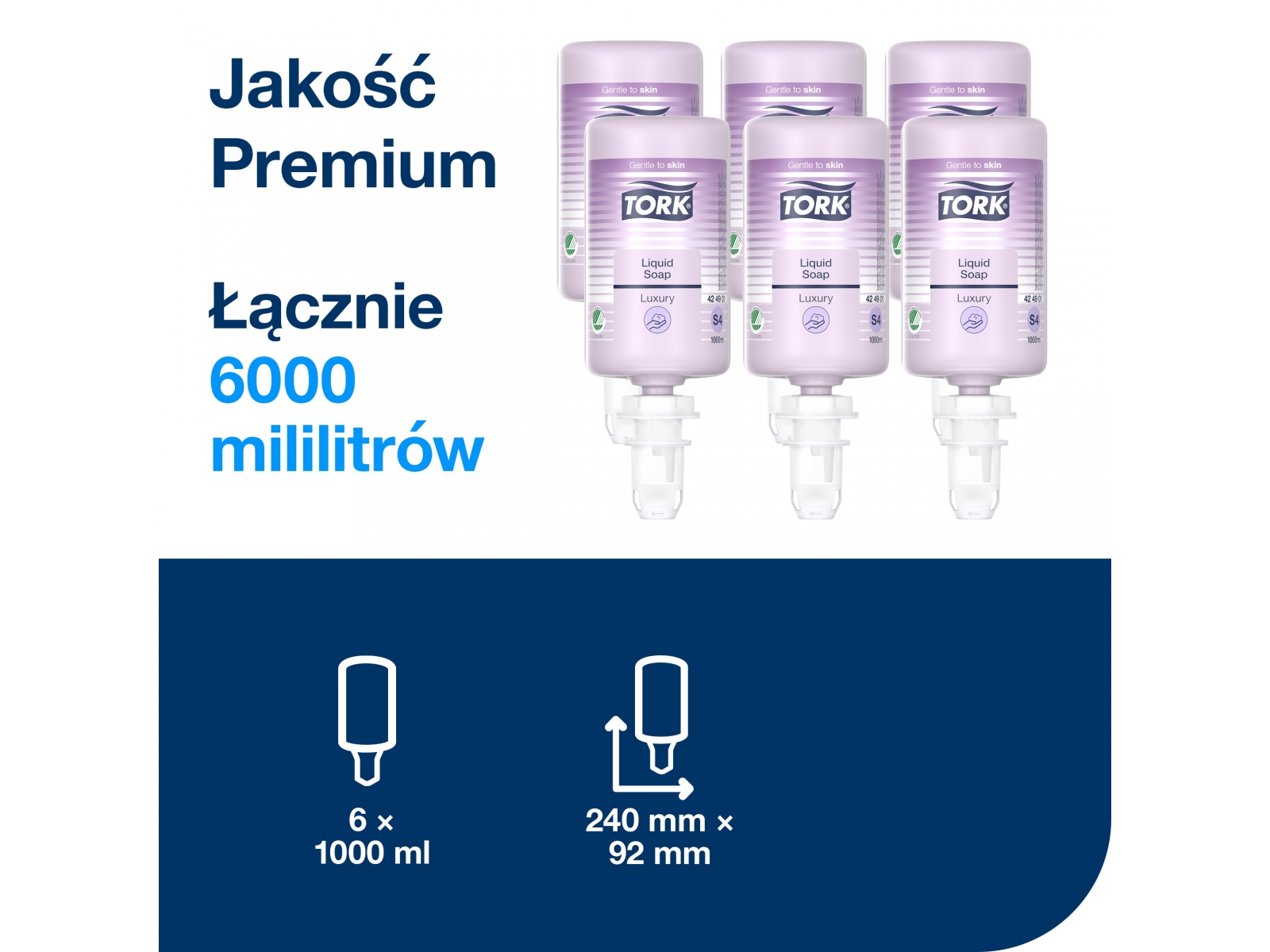 Mydło w płynie S4 TORK 424911 Luksusowe 1l